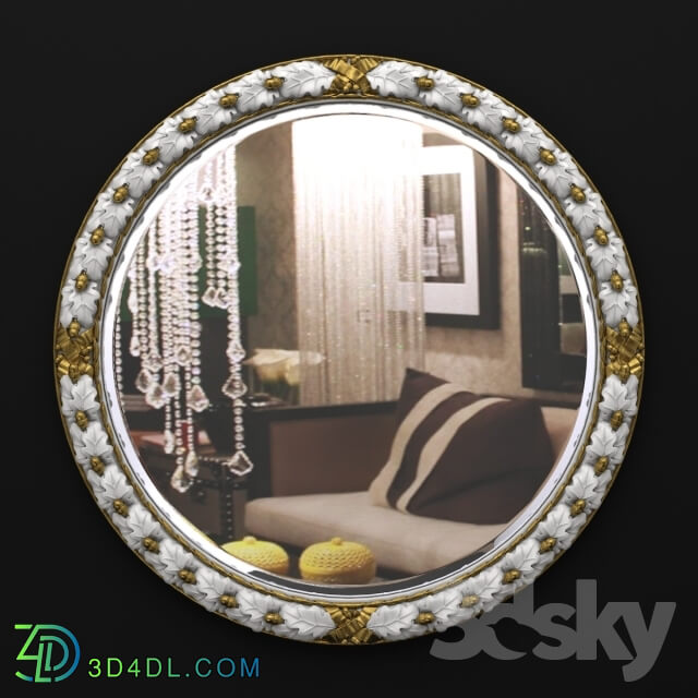 Mirror - Neoclassic Round Mirror Frame