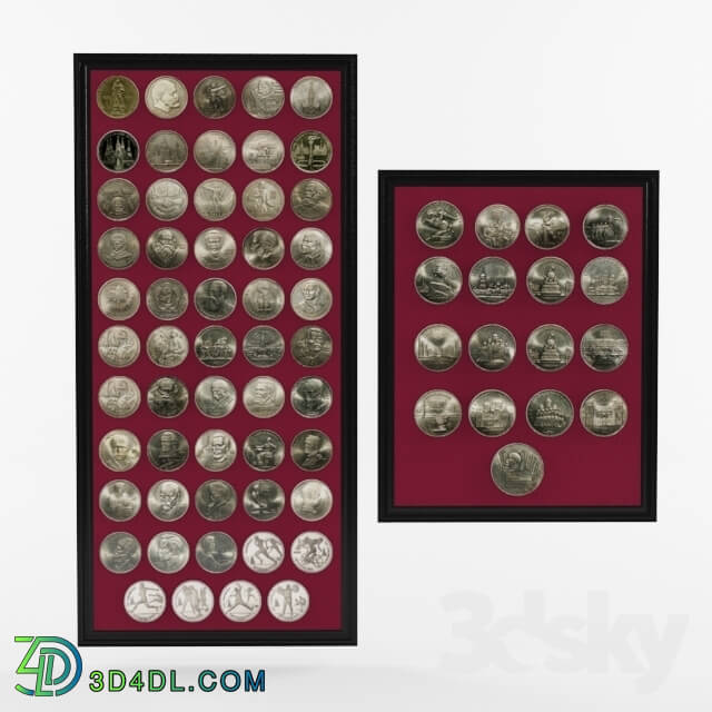 Other decorative objects - Collection USSR commemorative coins 1965-1991gg.