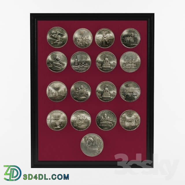 Other decorative objects - Collection USSR commemorative coins 1965-1991gg.