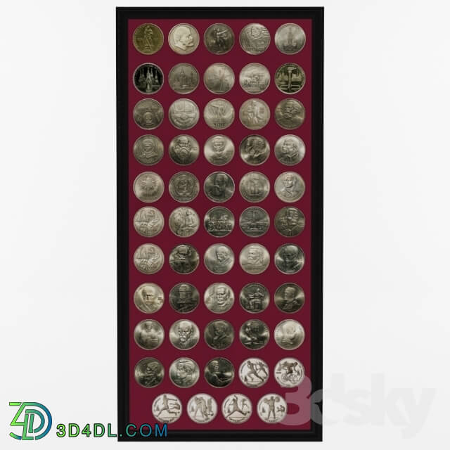 Other decorative objects - Collection USSR commemorative coins 1965-1991gg.