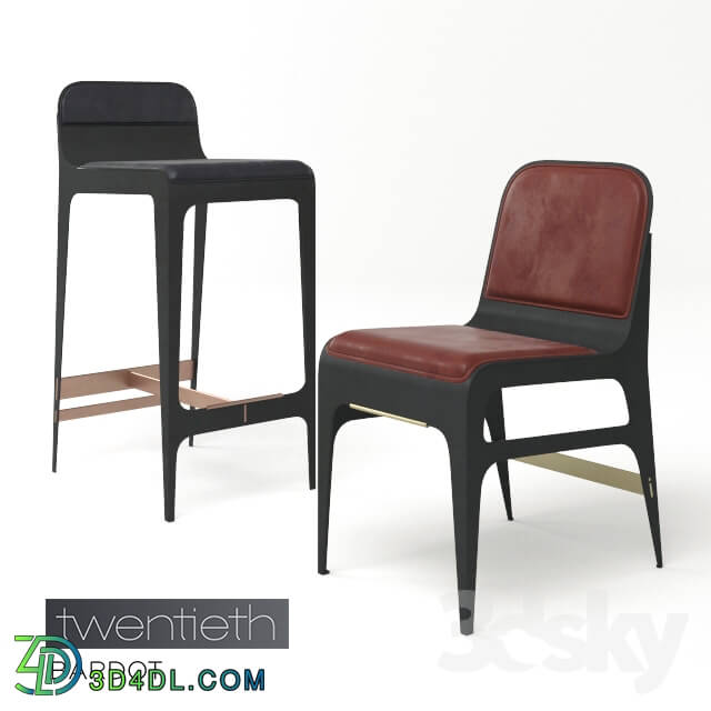 Chair - Bardot barstool and chair