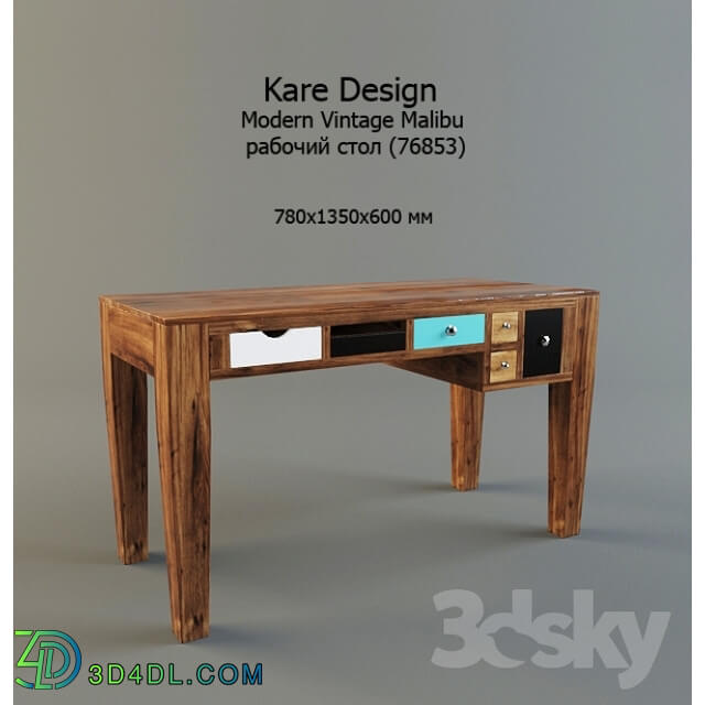 Table - Kare. Modern Vintage Malibu 76853