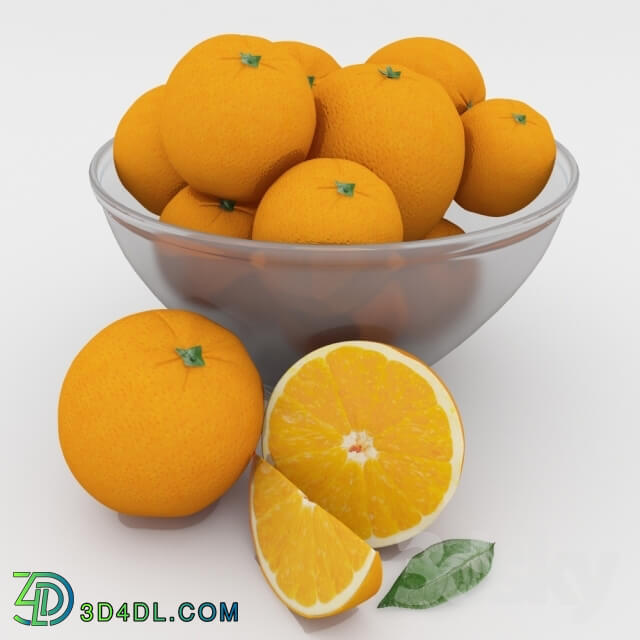 Food and drinks - Bowl of oranges