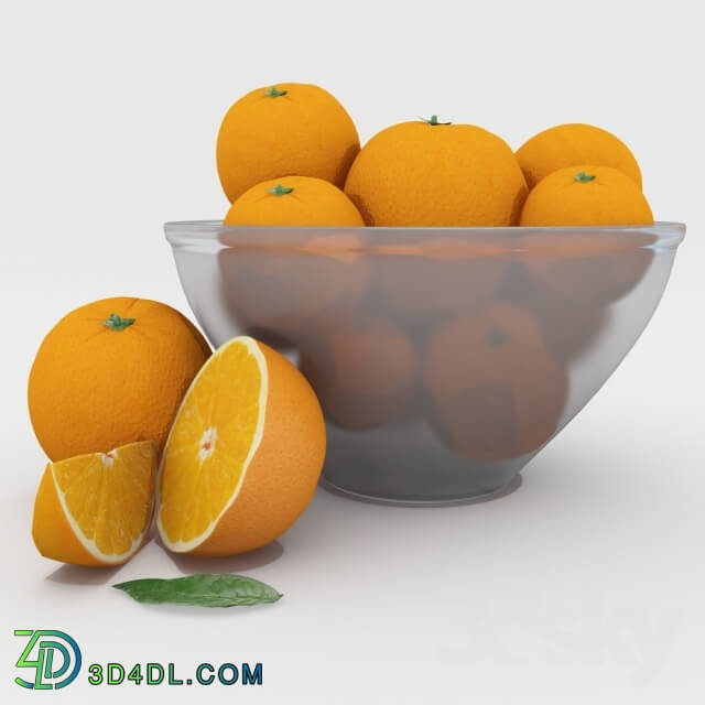 Food and drinks - Bowl of oranges