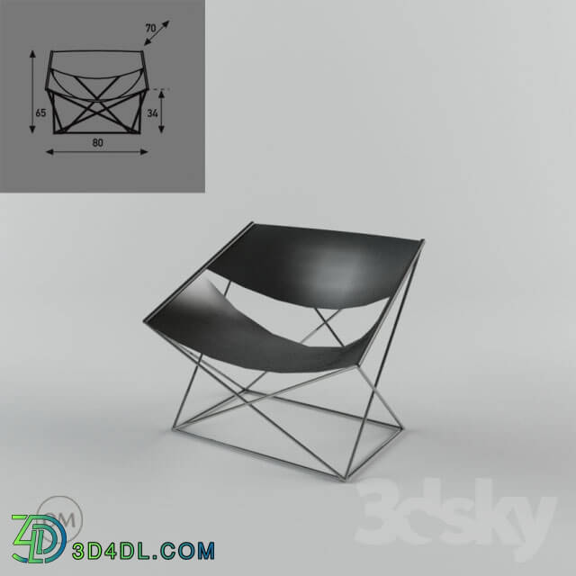 Arm chair - artifort butterfly chair