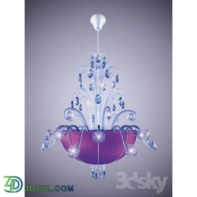 Ceiling light - Chandelier from Murano glass