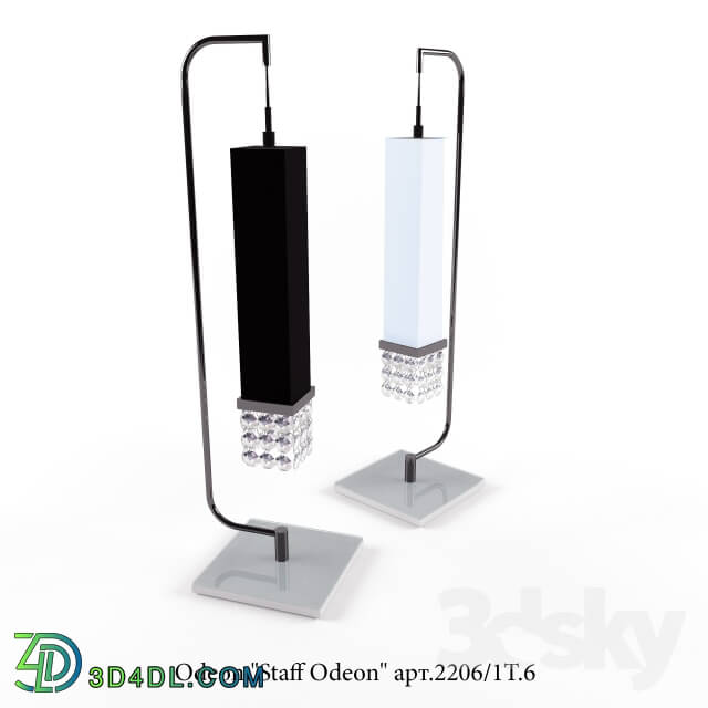 Table lamp - Table lamp_ floor lamp Odeon _quot_Staff Odeon_quot_ art.2206_1T.6