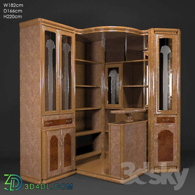 Wardrobe _ Display cabinets - Bar counter_ showcase