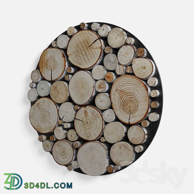 Other decorative objects - panel wood slice