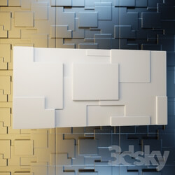 3D panel - Decorative wall panel Artpole Space E 