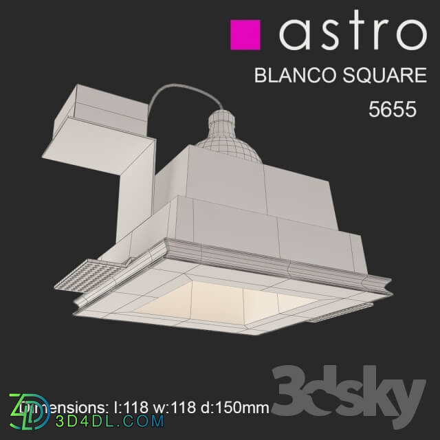 Spot light - ASTRO BLANCO SQUARE 5655