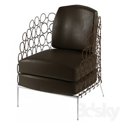 Arm chair - Armchair Modern  Leather 