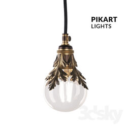 Ceiling light - Suspension brass Poli_ art. 6016 by Pikartlights 