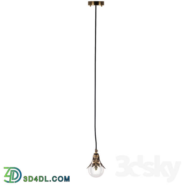 Ceiling light - Suspension brass Poli_ art. 6016 by Pikartlights