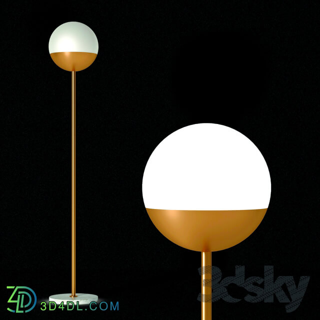 Floor lamp - Yearby Traditional Floor Lamp