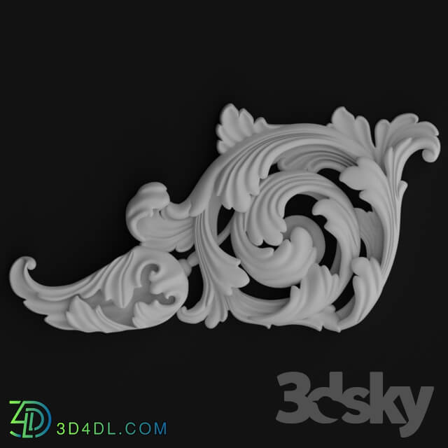 Decorative plaster - Bar 08