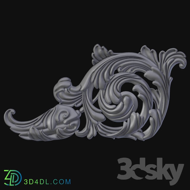 Decorative plaster - Bar 08