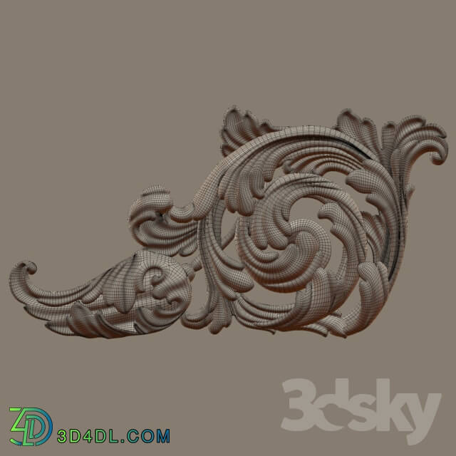 Decorative plaster - Bar 08