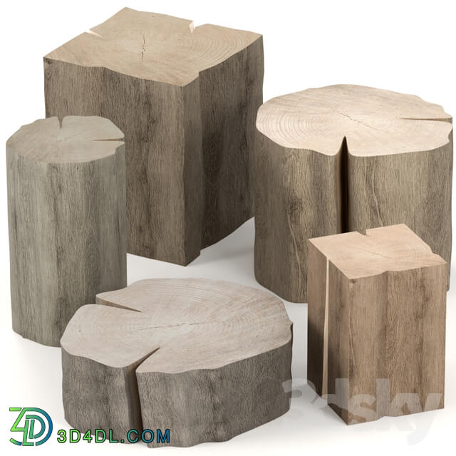 Table - Set of tables from stumps.