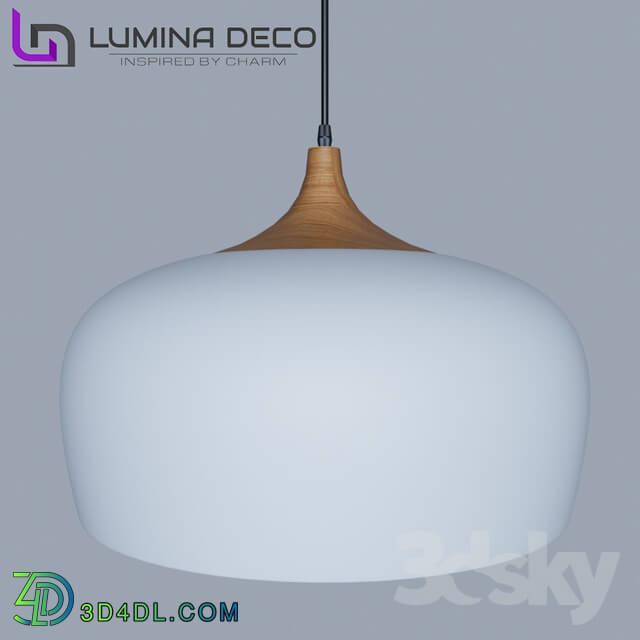 Ceiling light - _OM_ Pendant lamp Lumina Deco Conci white LDP 7918-350 _WT_