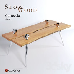 Table - SlowWood Corteccia table 