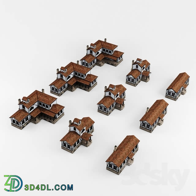 Building - Half-timbered houses