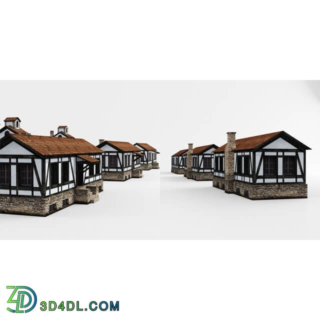 Building - Half-timbered houses