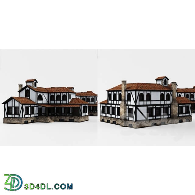 Building - Half-timbered houses