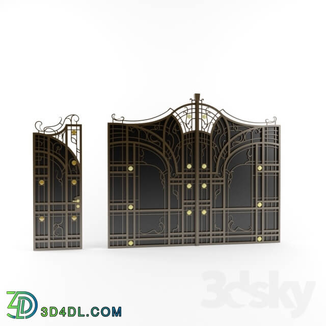 Other architectural elements - Wrought iron gate