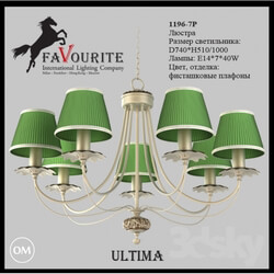 Ceiling light - Favourite 1196-7 p chandelier 