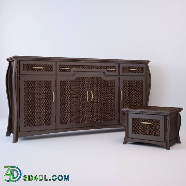 Sideboard _ Chest of drawer - Rattan furniture