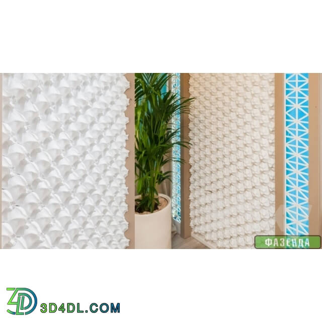 3D panel - Coral