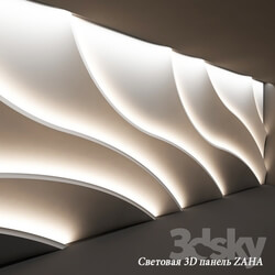 3D panel - Light 3D panel ZAHA 