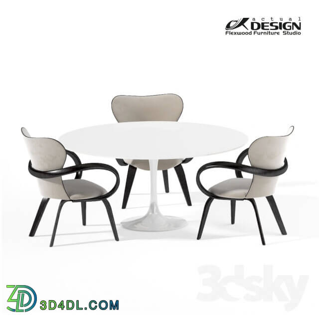 Table _ Chair - Actual design_ a set of chairs apriori S