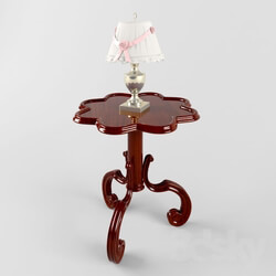 Table - Cherry Octagon End Table 