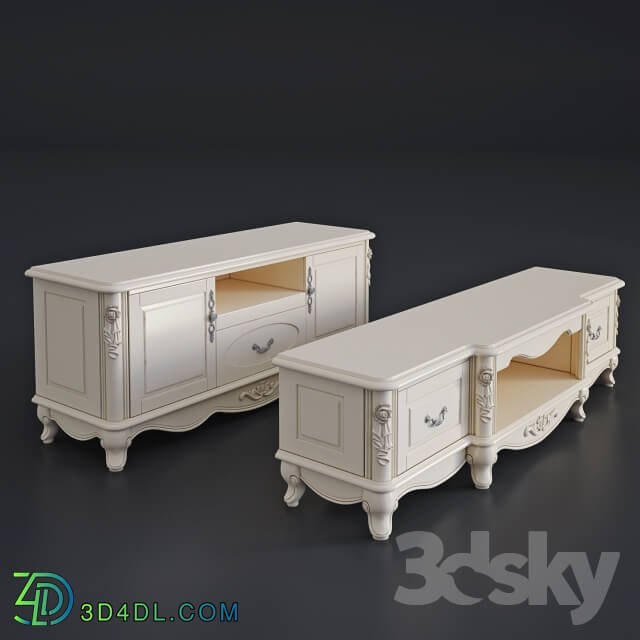 Sideboard _ Chest of drawer - Two TV-stands _quot_Milano_quot_. 8802