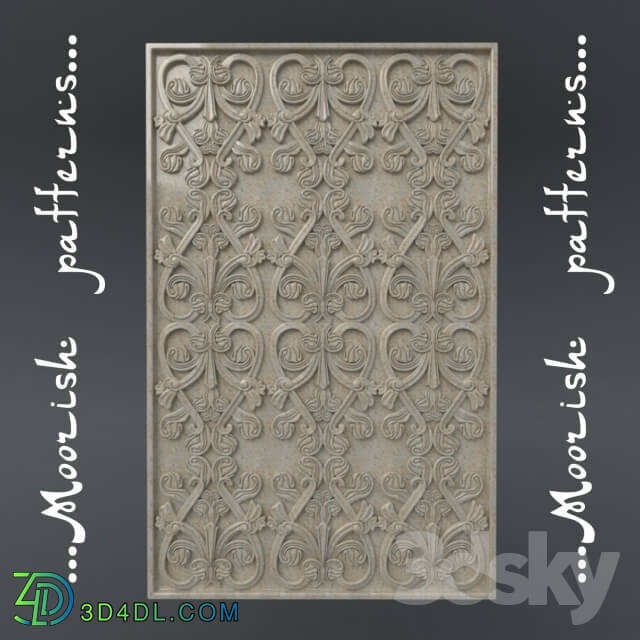 Decorative plaster - Moorish pattern-2