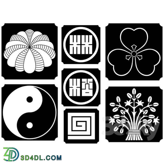 Miscellaneous - Japanese b_w patterns