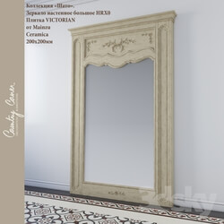 Mirror - Mirror wall tiles and large HRX0 VICTORIAN from Mainzu Ceramica 