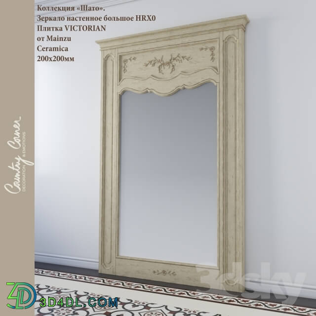 Mirror - Mirror wall tiles and large HRX0 VICTORIAN from Mainzu Ceramica