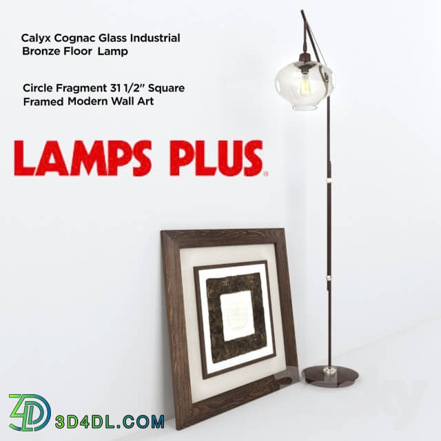 Floor lamp - LAMPS PLUS Industrial Bronze Floor Lamp _ Modern Wall Art