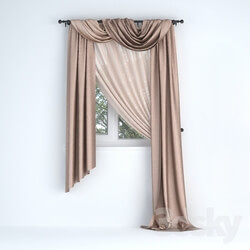 Curtain - Satin curtain 