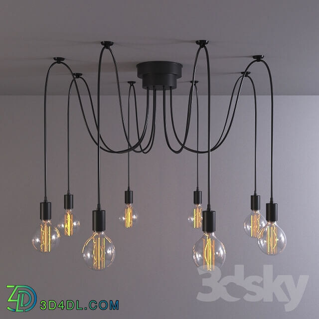 Ceiling light - Chandelier hanging wires