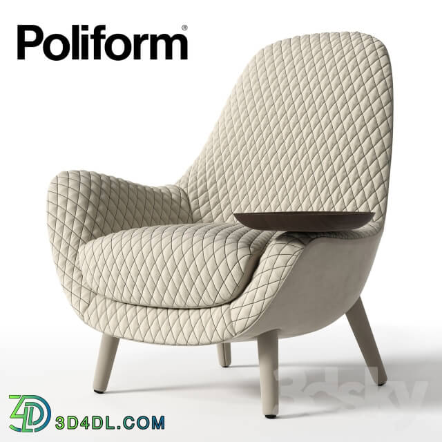 Arm chair - Poliform MAD KING