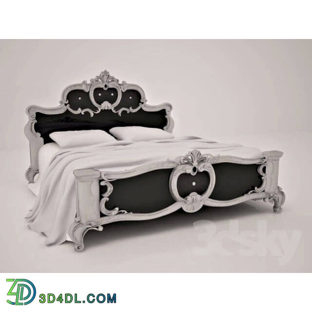 Bed - Italian furniture _bed in Baroque style_