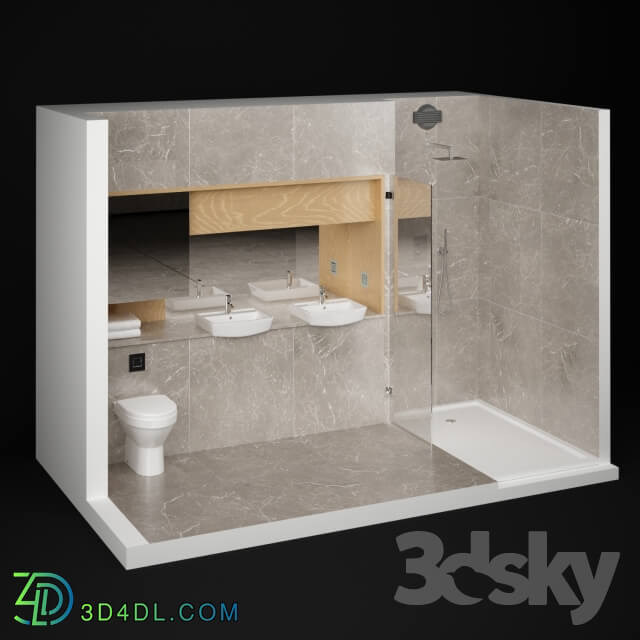 Wash basin - Bathroom set_01