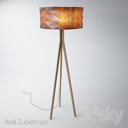 Floor lamp - origami-style floor lamp from Ariel Zuckerman 
