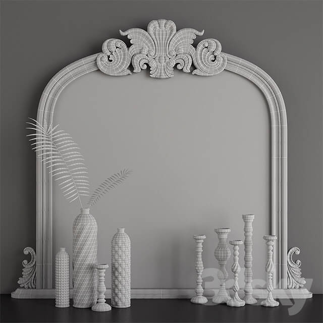 Mirror - Haversham Overmantel Mirror