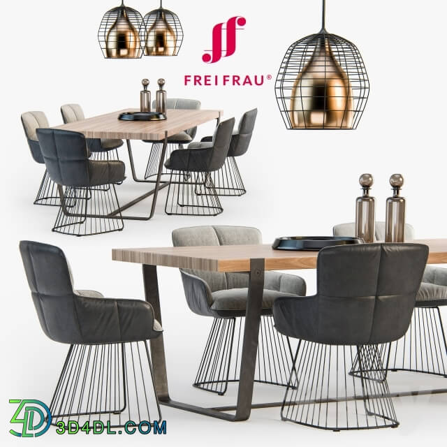 Table _ Chair - Freifrau Dining set_01