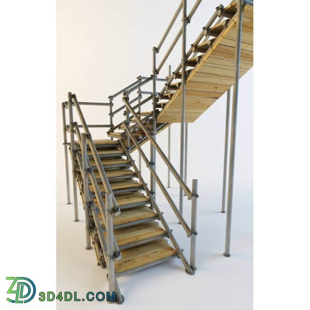 Staircase - Ladder of scaffolding